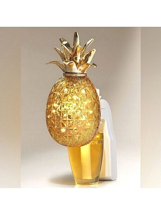 Bath & Body Works Other - 🍍 PINEAPPLE FIBER OPTIC NIGHTLIGHT WALLFLOWERS FRAGRANCE PLUG Bath & Body Works